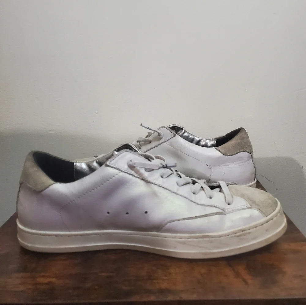 Womens P448 John W Textured Iridescent Sneakers Size 10.5